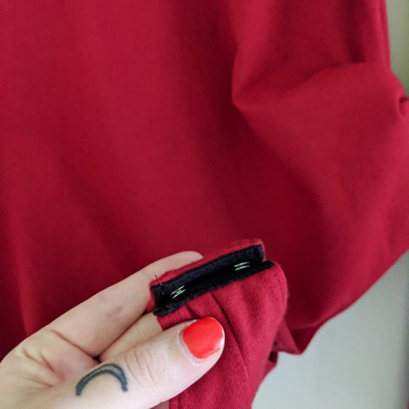 Reformation Navia Red Long Sleeve Bodysuit - Picture 6 of 10